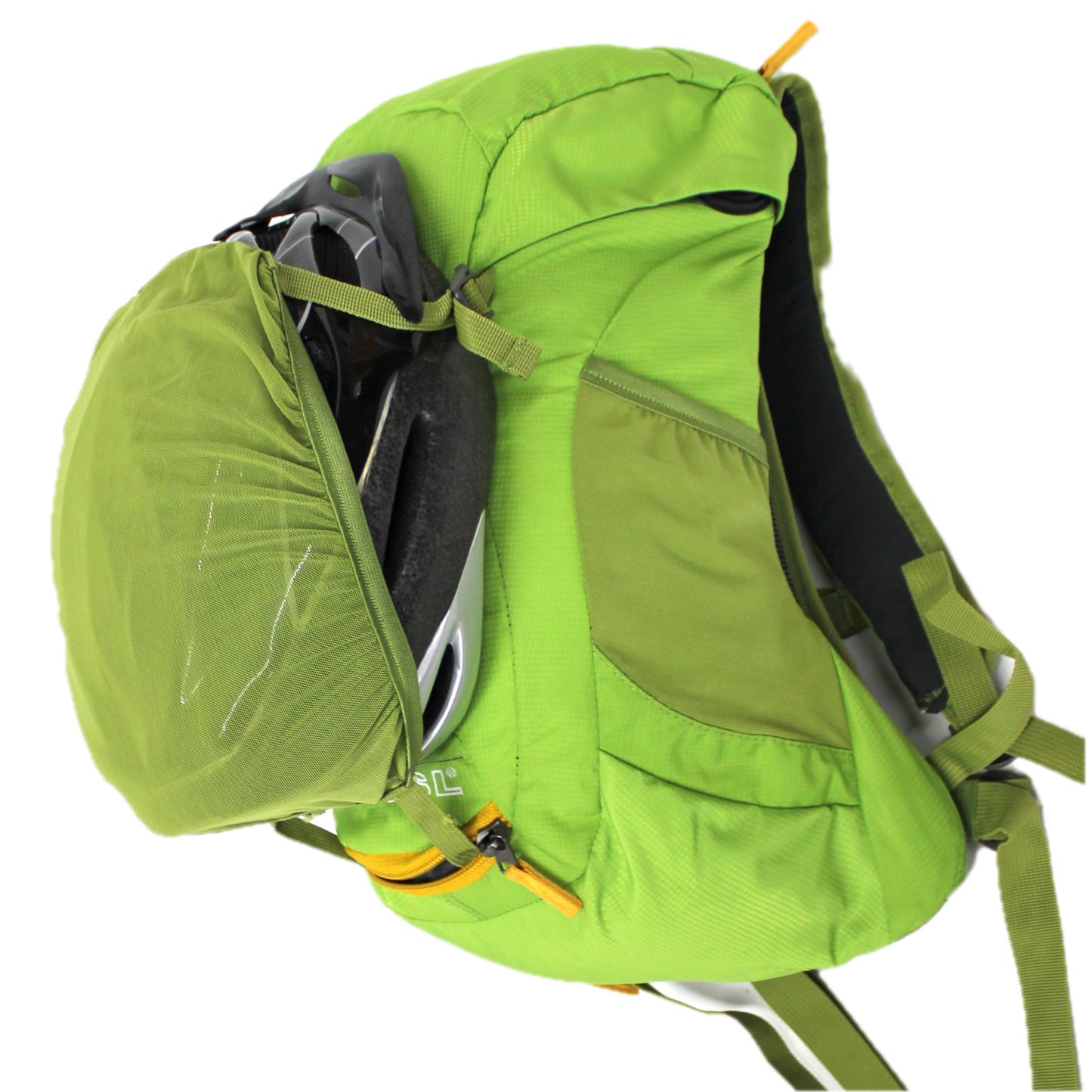 RU30N-GR Wanderrucksack 18L grün | Mit Trampolin-Rücken | Sehr-Leicht