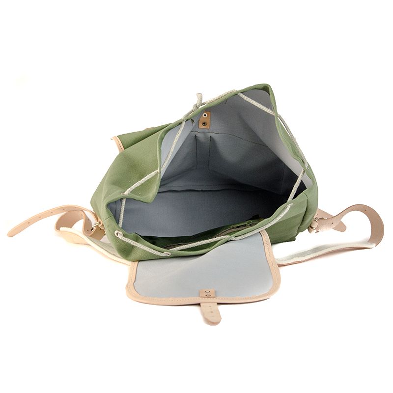 RU137 Baumwoll-Rucksack 17 L Grün