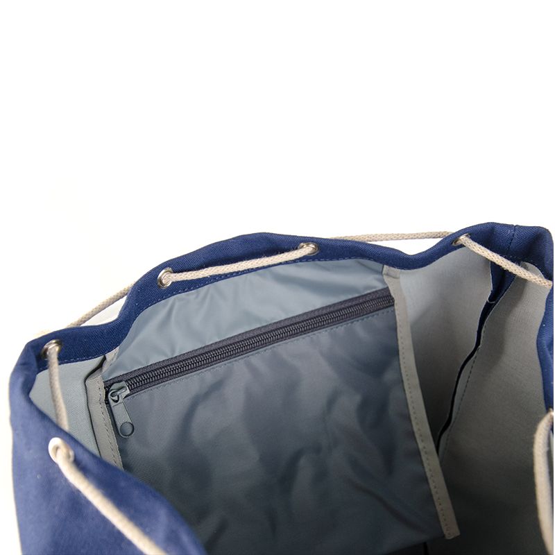 RU137 Baumwoll-Rucksack 17 L Blau