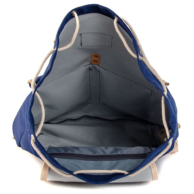 RU137 Baumwoll-Rucksack 17 L Blau