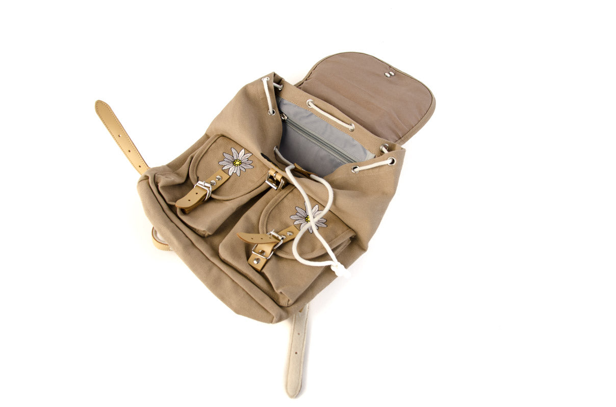 RU1379 Edelweiss Wander- u. City-Rucksack ca 8L Sand