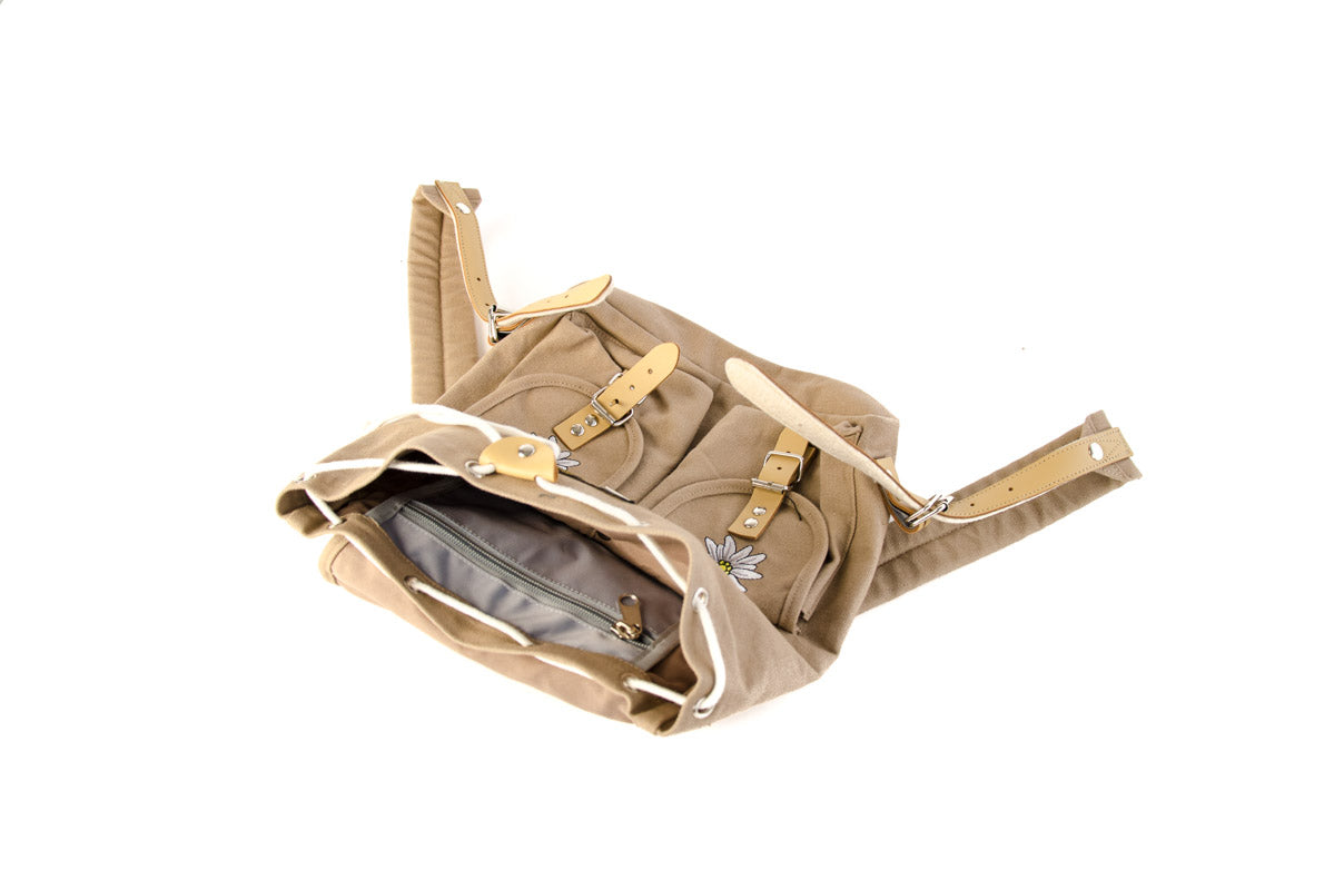 RU1379 Edelweiss Wander- u. City-Rucksack ca 8L Sand