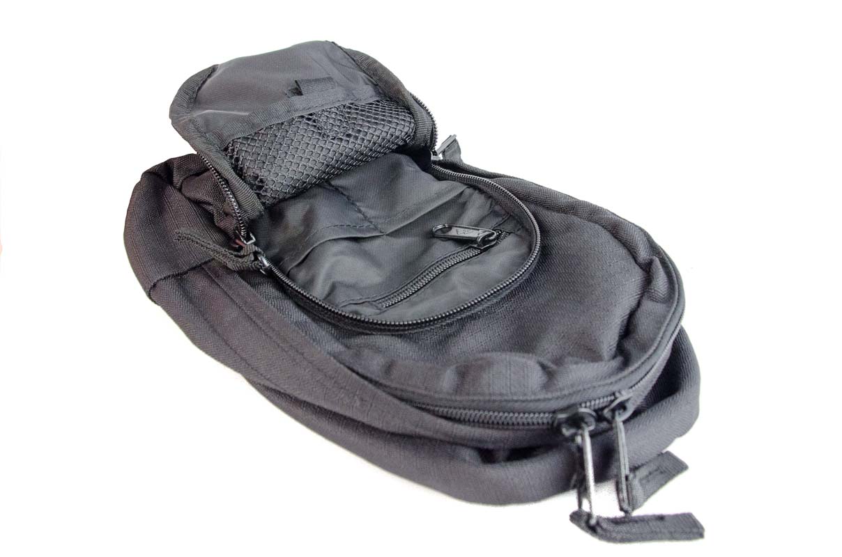 RUSETA 59 Rucksack-Außentasche Schwarz