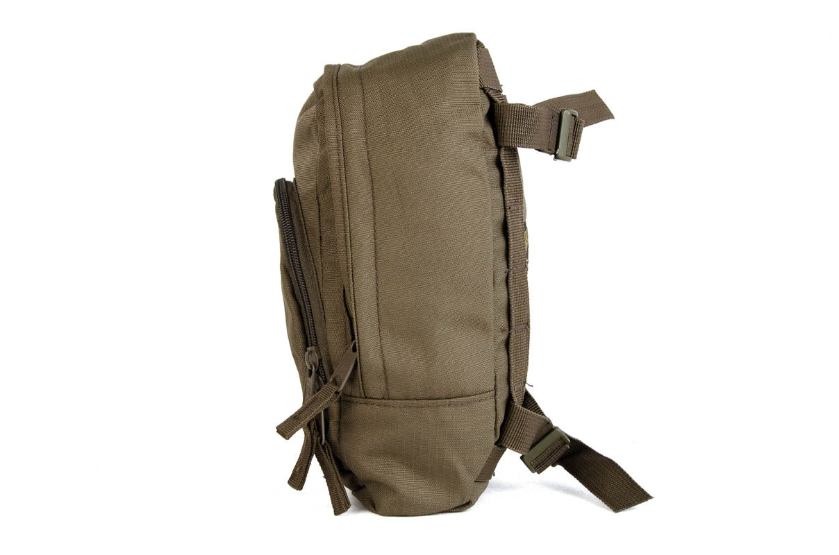 RUSETA 59 Rucksack-Außentasche Oliv
