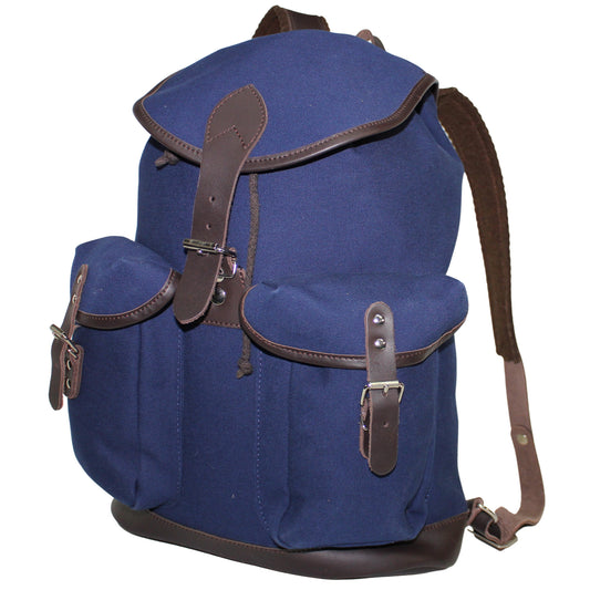 RU135 Wander- und Freizeitrucksack Lederboden 14 L Dunkelblau