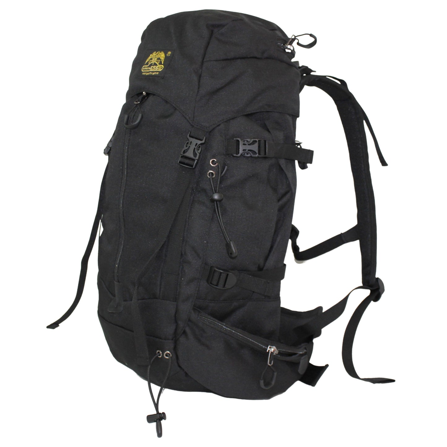 RU33 Leichter und geräumiger Alpin- und Wanderrucksack 33 Liter schwarz