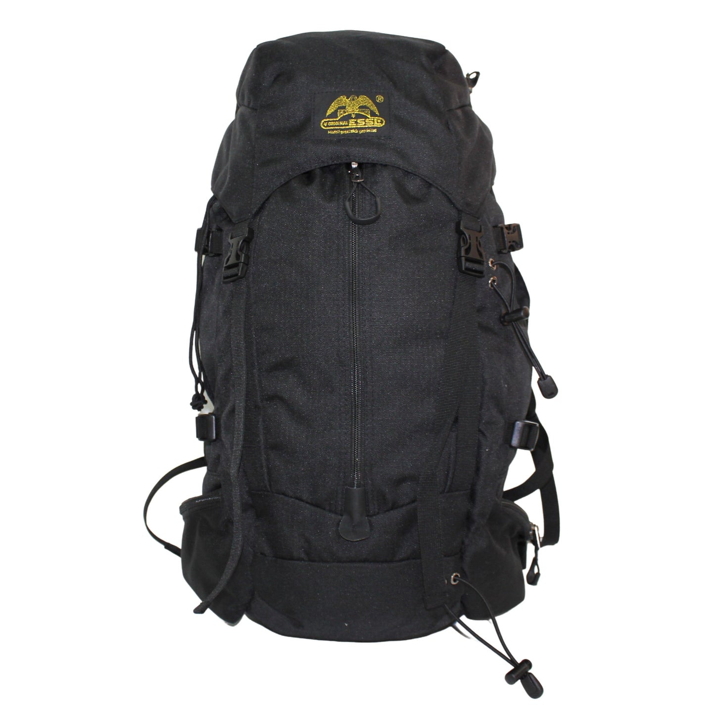 RU33 Leichter und geräumiger Alpin- und Wanderrucksack 33 Liter schwarz