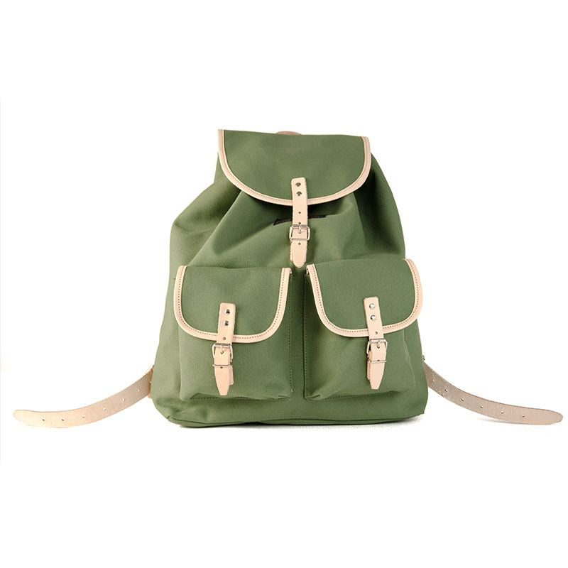 RU137Pla cotton backpack 17 l green